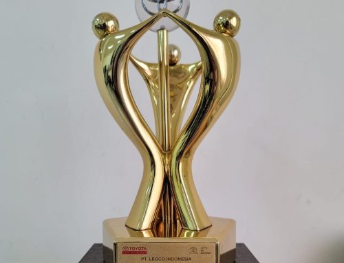 Leoco (Indonesia) awarded quality recognition certificate and QCC winner trophy